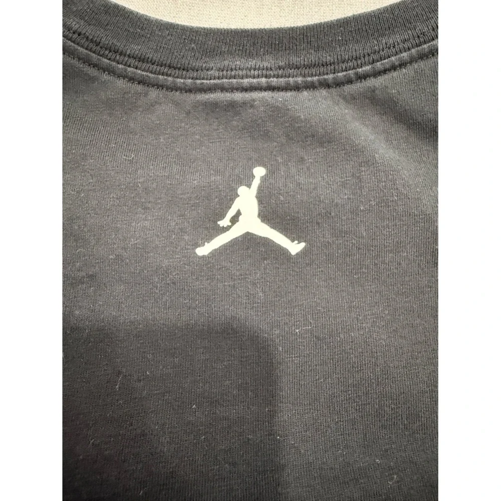 Air Jordan Mens‎ Dunk Tee Black/Multi Color Size Large Basketball